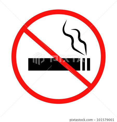 No smoking area sign. No tobacco. vector. No smoking area sign. No tobacco. vector. 101579001