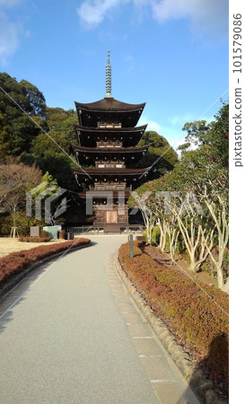 Rurikoji Temple Five Story Tower 101579086