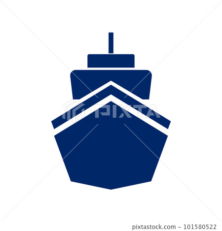 船，船圖標。向量。 101580522