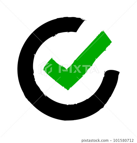 check mark. application icon. vector. check mark. application icon. vector. 101580712