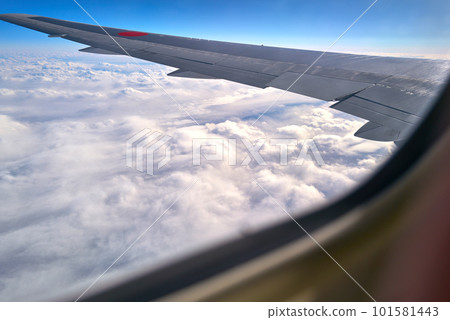 The view from the window of the plane The view from the window of the plane 101581443