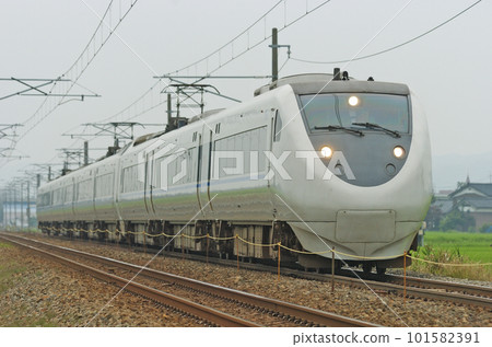 北陸本線伊劍-福岡 JR 西日本 681 系列 W14 + W03 編隊（金澤）Hakutaka 101582391