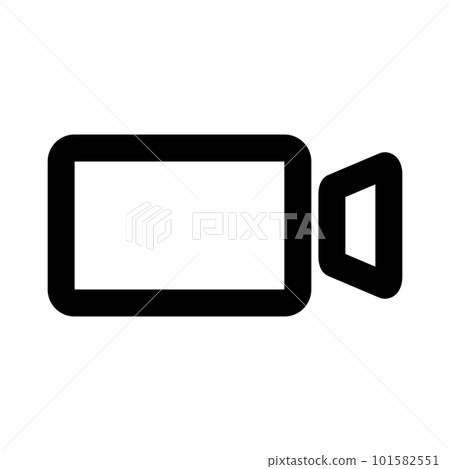 A simple recording camera. retro camcorder. vector. A simple recording camera. retro camcorder. vector. 101582551