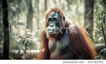 orangutan in the wild 101582932