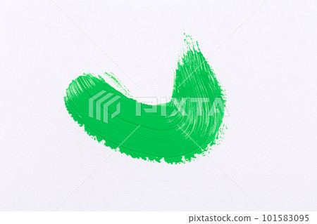 green stroke of the paint brush green stroke of the paint brush 101583095
