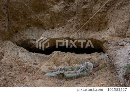 Air raid shelter entrance on Sensuijima 101583227