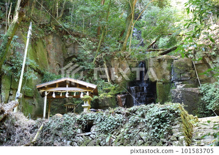 Aoba Falls and Seiyoji Temple [Muro Sanbonmatsu, Uda City, Nara Prefecture] 101583705