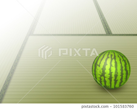 watermelon on tatami 101583760