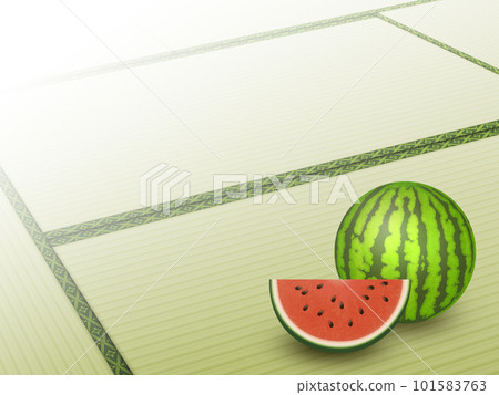 watermelon on tatami watermelon on tatami 101583763
