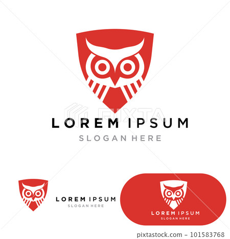 Owl bird logo and symbol vector eps10 Owl bird logo and symbol vector eps10 101583768