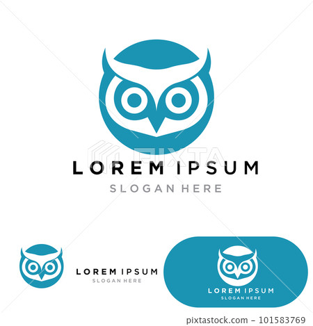 Owl bird logo and symbol vector eps10 Owl bird logo and symbol vector eps10 101583769