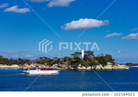 從與崎海灘看到的松島灣(宮城縣七濱町) 從與崎海灘看到的松島灣(宮城縣七濱町) 101584923