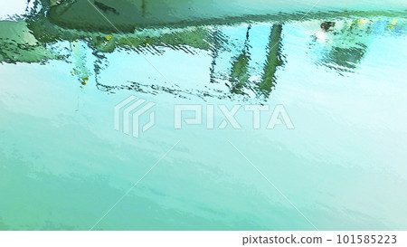 想像中的港口風景船圖【橫向構圖】 想像中的港口風景船圖【橫向構圖】 101585223