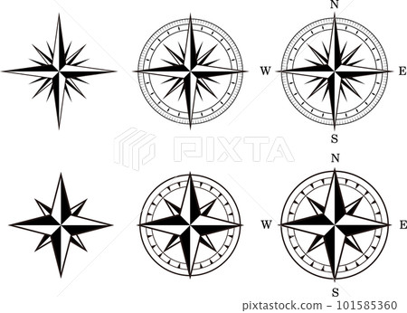 指南針插圖集 101585360
