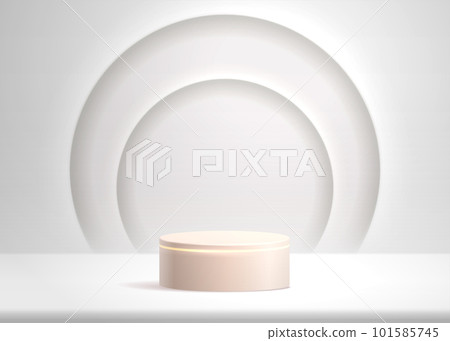 Podium pedestal realistic 3D vector illustration Podium pedestal realistic 3D vector illustration 101585745