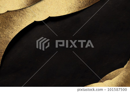 復古黑底金色屏風日式背景框 復古黑底金色屏風日式背景框 101587500