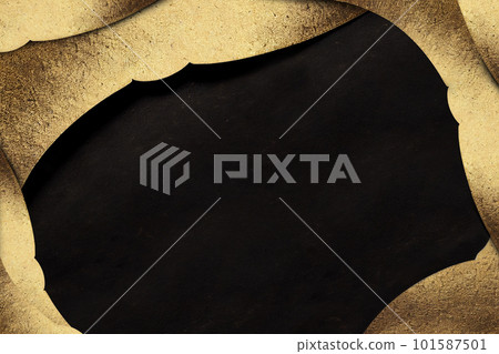 復古黑底金色屏風日式背景框 復古黑底金色屏風日式背景框 101587501