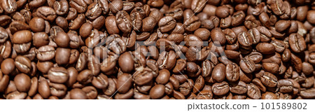 High quality freshly roasted arabica coffee beans 101589802