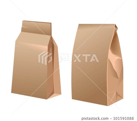 Simple carton package of meal or products vector Simple carton package of meal or products vector 101591088