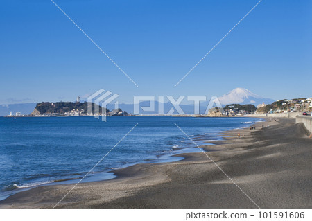 [Kamakura City] View from Nanarigahama 101591606