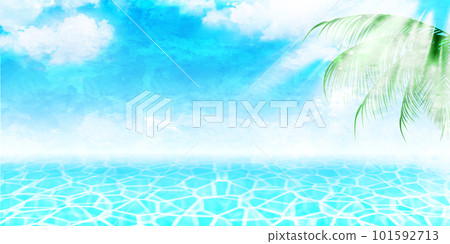 海棕櫚夏天背景 海棕櫚夏天背景 101592713