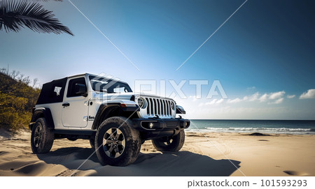 Cars and beautiful beaches Cars and beautiful beaches 101593293
