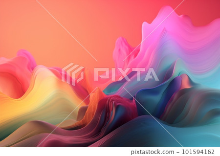 background wave color creative blue shape colorful concept light purple element. Generative AI. 101594162