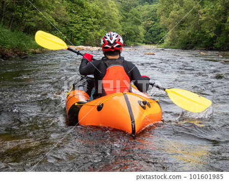 Packraft down river 101601985