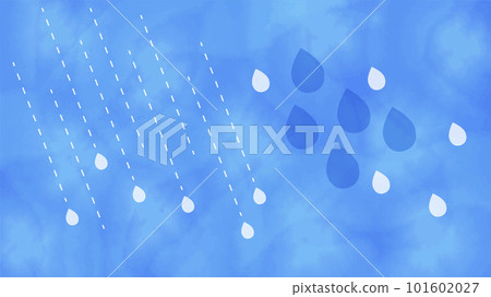 雨水圖像，可編輯矢量圖 101602027