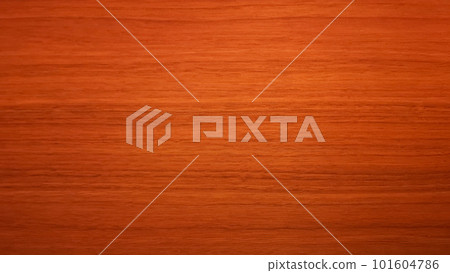Background image of surface of oblong plank with delicate transverse grain in brown 101604786