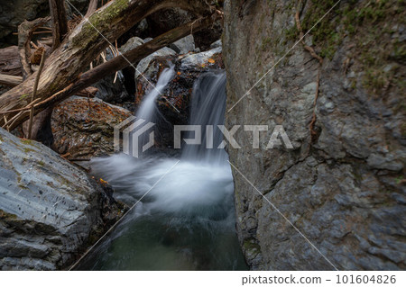 Rain waterfall of rain begining Rain waterfall of rain begining 101604826