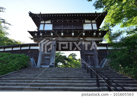 Kubota Castle Honmaru Front Gate Senshu Park, Akita City, Akita Prefecture 101605563