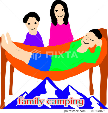 爸爸在吊床上小睡 爸爸在吊床上小睡 101608023