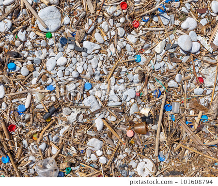 Beach pollution Beach pollution 101608794