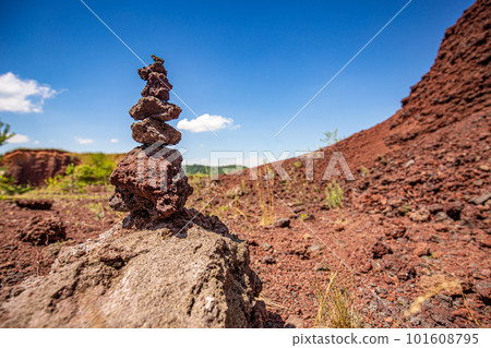 Slag remains of a extinct vulcano Slag remains of a extinct vulcano 101608795