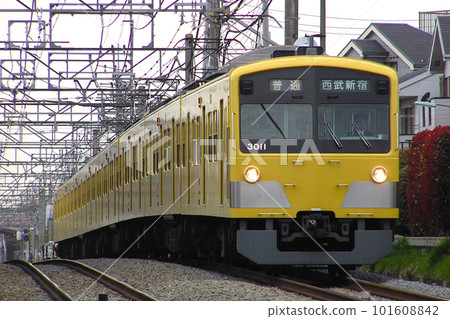 [SS]西武新宿線3000系（各站8節車廂：西武新宿方向） 101608842