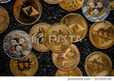 Set of cryptocurrencies Set of cryptocurrencies 101609388