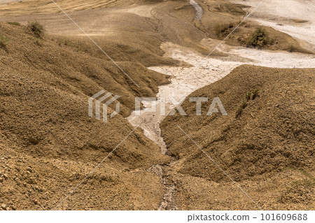Landscape near by mud volcanoes Landscape near by mud volcanoes 101609688