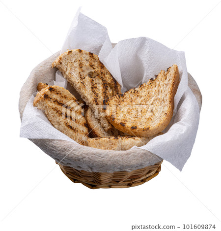 Toast of seeded multigrain bread 101609874