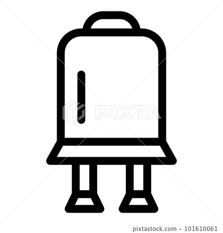 Repair capacitor icon. Outline repair capacitor vector icon for web design isolated on white background 101610061