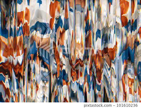 Abstract paint. Art background. Digital pattern. Orange blue gray white color fuzzy stains texture ornament illustration wallpaper. Abstract paint. Art background. Digital pattern. Orange blue gray white color fuzzy stains texture ornament illustration wallpaper. 101610236