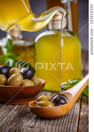 Black and green olives Black and green olives 101610320