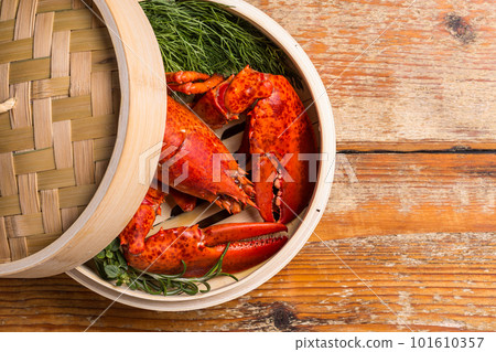 Steamed lobster 101610357