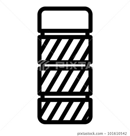 Power battery icon. Outline power battery vector icon for web design isolated on white background Power battery icon. Outline power battery vector icon for web design isolated on white background 101610542