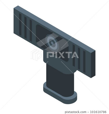 Car camcorder icon. Isometric of car camcorder vector icon for web design isolated on white background Car camcorder icon. Isometric of car camcorder vector icon for web design isolated on white background 101610786