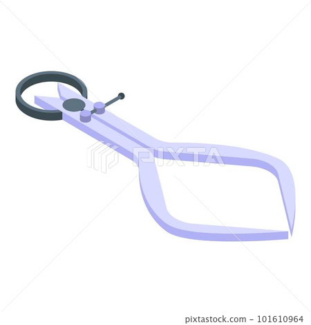 Trammel caliper icon. Isometric of trammel caliper vector icon for web design isolated on white background 101610964