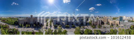 City aerial on Derzhprom and Karazin University City aerial on Derzhprom and Karazin University 101612438