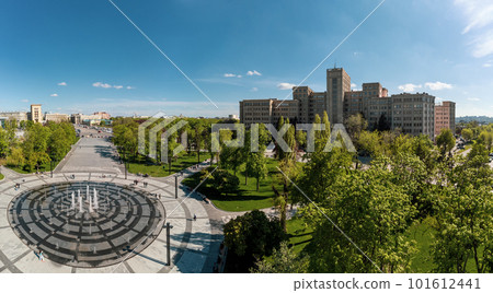 Spring city aerial view on Karazin University Spring city aerial view on Karazin University 101612441