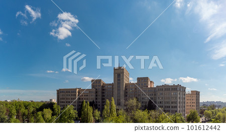 Spring city aerial view on Karazin University Spring city aerial view on Karazin University 101612442