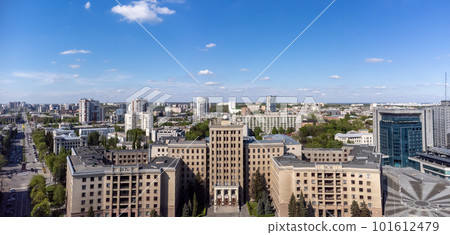 Aerial view on University building in Kharkiv Aerial view on University building in Kharkiv 101612479